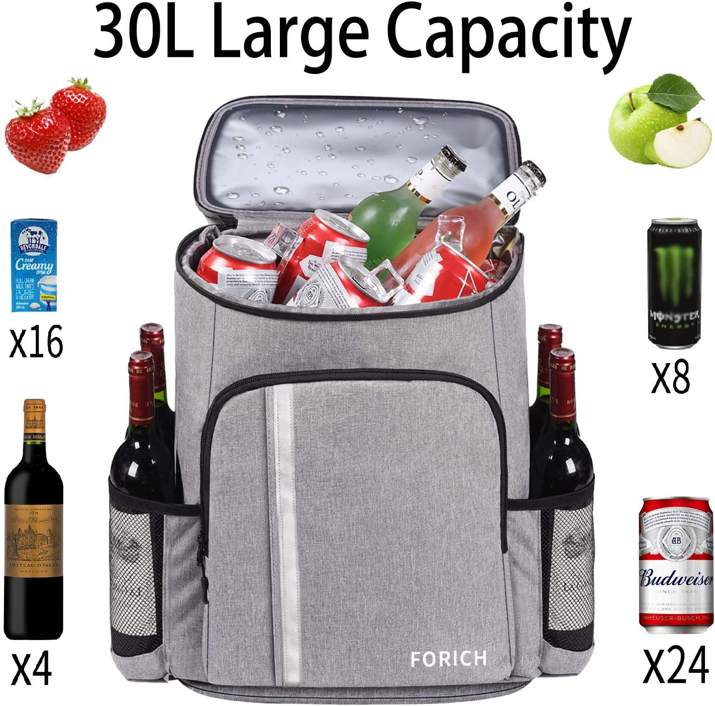 Leakproof and Insulated Backpack Cooler