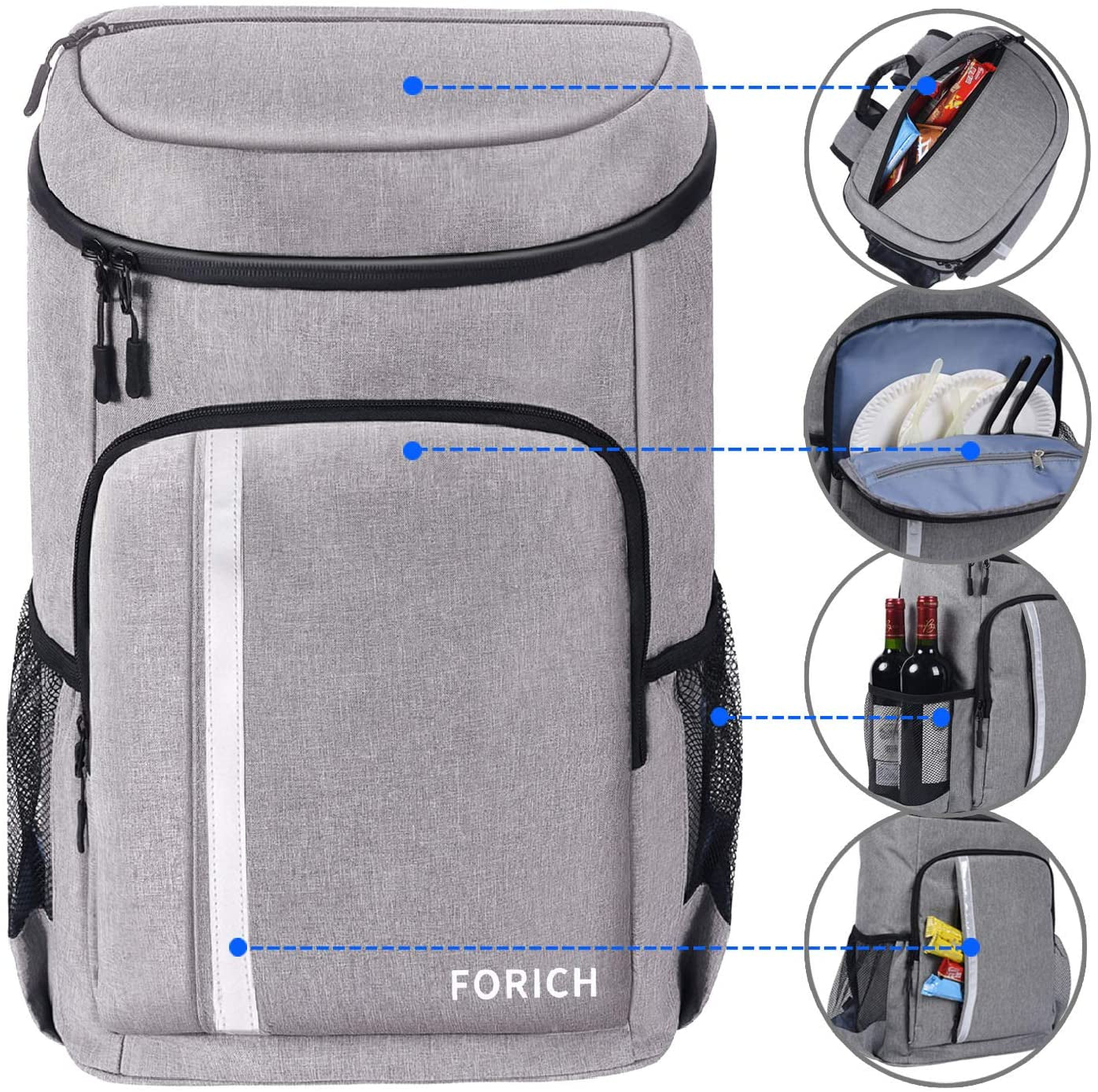 Leakproof and Insulated Backpack Cooler