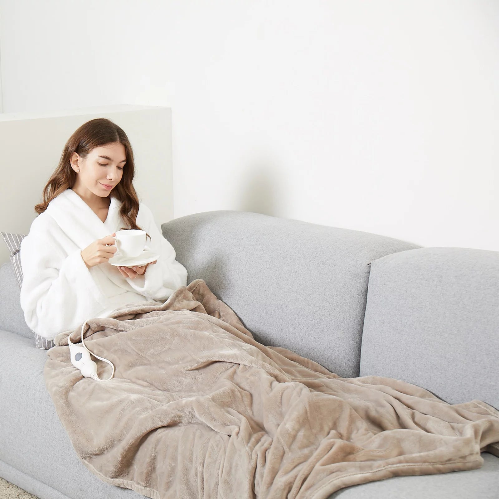 Soft Electric Heated Throw Blanket 