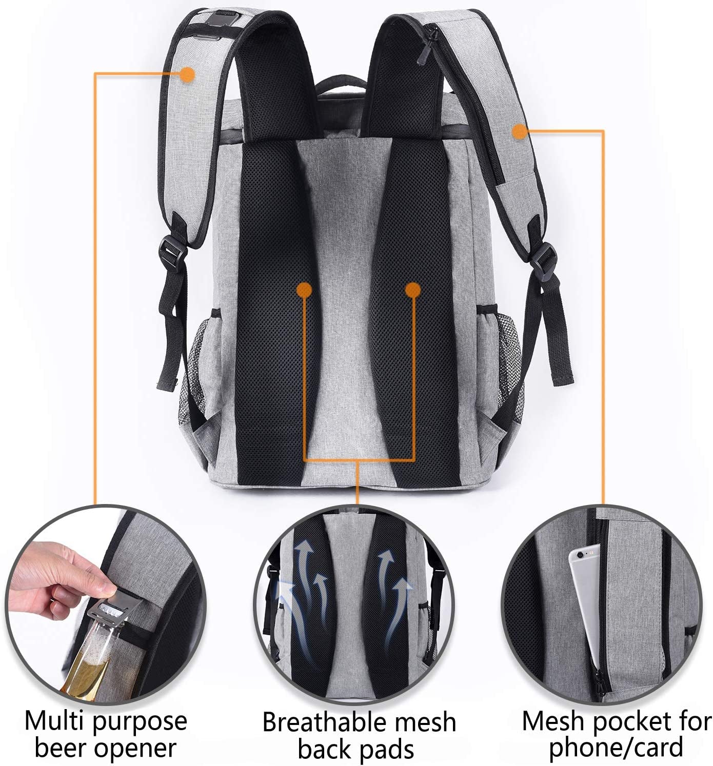 Leakproof and Insulated Backpack Cooler